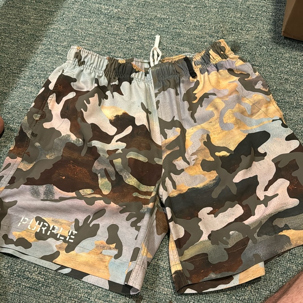 All around shorts! Purple brand